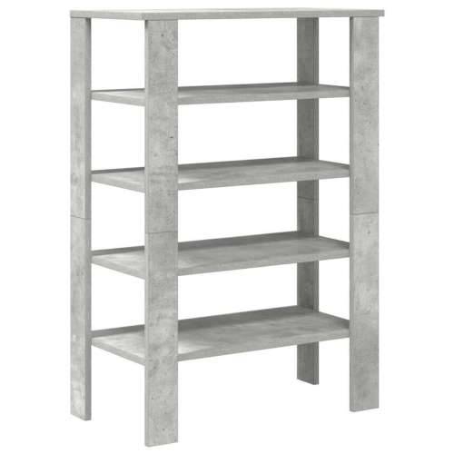 Stalak za cipele boja betona 61x32x87,5 cm konstruirano drvo - Beton siva 1 87.5 cm Cijena