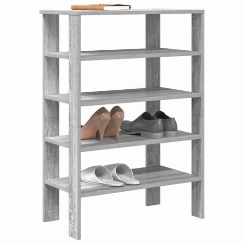 Stalak za cipele boja hrasta 61x32x87,5 cm konstruirano drvo - Sivi hrast sonoma 1 87.5 cm Cijena