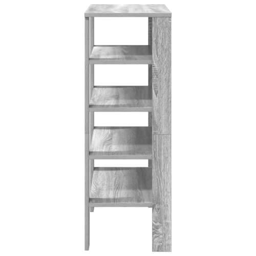 Stalak za cipele boja hrasta 61x32x87,5 cm konstruirano drvo - Sivi hrast sonoma 1 87.5 cm Cijena