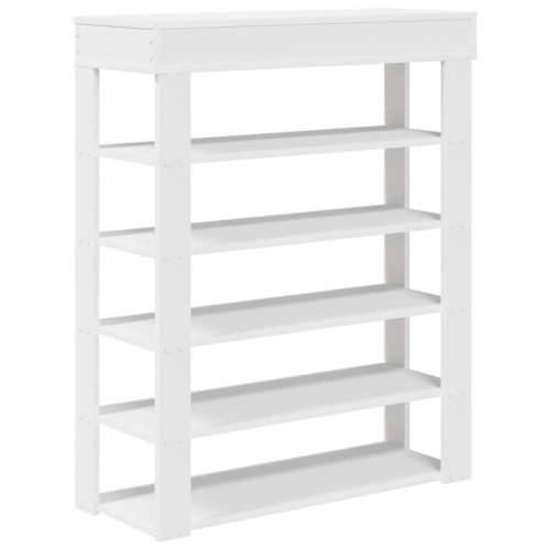 Stalak za cipele bijeli 80x30x98 cm od konstruiranog drva - Bijela 1 80 cm Cijena