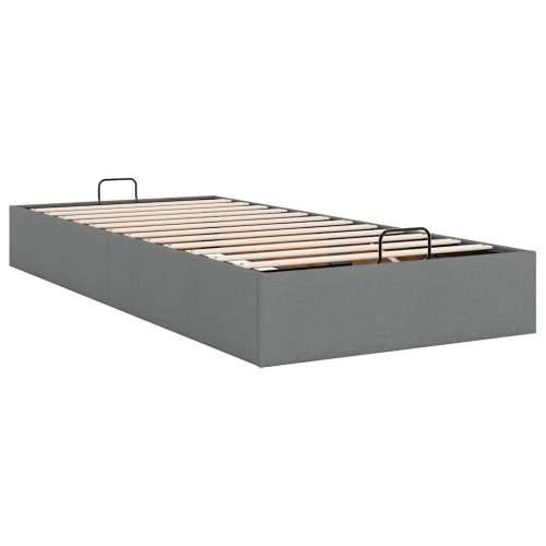 Okvir za krevet bez madraca tamnosivi 80x200 cm od tkanine - Tamno siva 80 x 200 cm Cijena