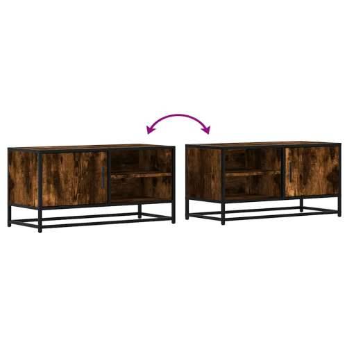 TV ormarić boja dimljenog hrasta 80x34,5x40 cm konstruirano - Dimljeni hrast 1 Cijena