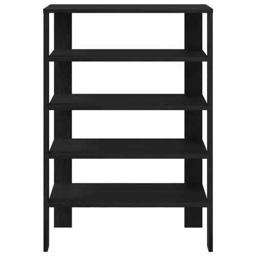 Stalak za cipele crni 61x32x87,5 cm od konstruiranog drva - Crna 1 87.5 cm Cijena