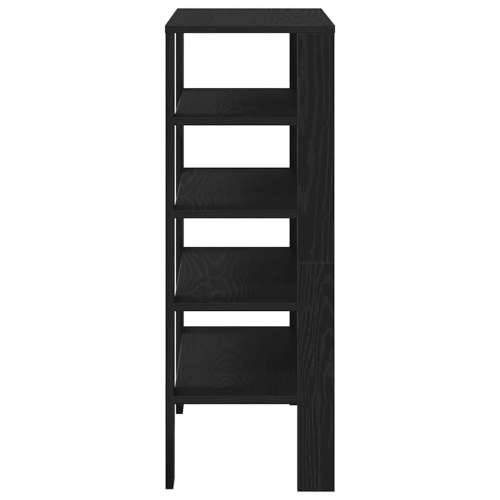 Stalak za cipele crni 61x32x87,5 cm od konstruiranog drva - Crna 1 87.5 cm Cijena