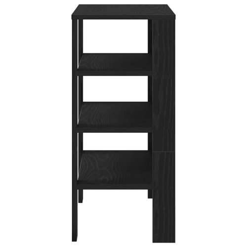 Stalak za cipele crni 61x32x70 cm od konstruiranog drva - Crna 1 70 cm Cijena