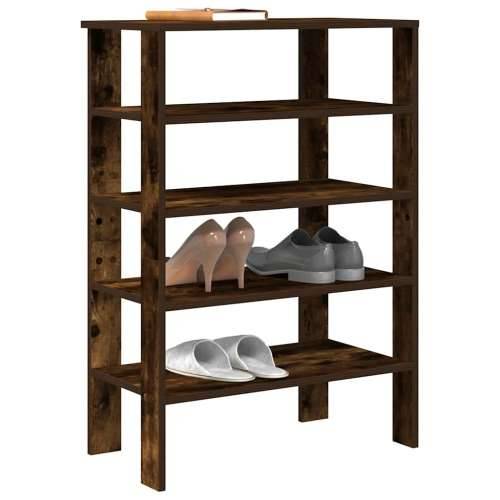 Stalak za cipele boja hrasta 61x32x87,5 cm konstruirano drvo - Dimljeni hrast 1 87.5 cm Cijena