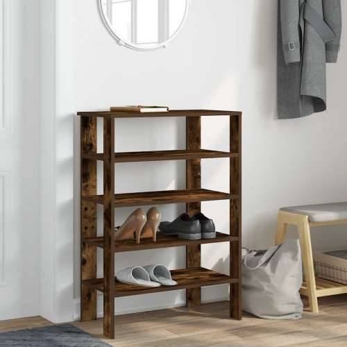 Stalak za cipele boja hrasta 61x32x87,5 cm konstruirano drvo - Dimljeni hrast 1 87.5 cm Cijena