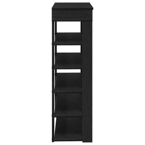 Stalak za cipele crni 80x30x98 cm od konstruiranog drva - Crna 1 80 cm Cijena