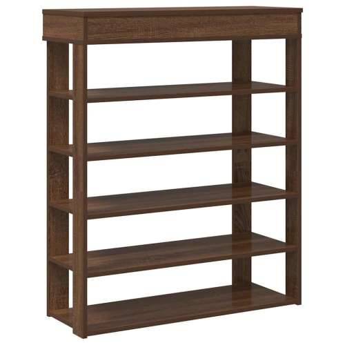 Stalak za cipele boja hrasta 80x30x98 cm konstruirano drvo - Smeđi hrast 1 80 cm Cijena
