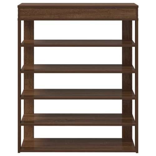 Stalak za cipele boja hrasta 80x30x98 cm konstruirano drvo - Smeđi hrast 1 80 cm Cijena