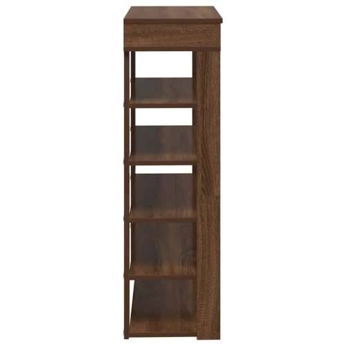 Stalak za cipele boja hrasta 80x30x98 cm konstruirano drvo - Smeđi hrast 1 80 cm Cijena