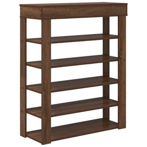 Stalak za cipele boja hrasta 80x30x98 cm konstruirano drvo - Smeđi hrast 1 80 cm Cijena