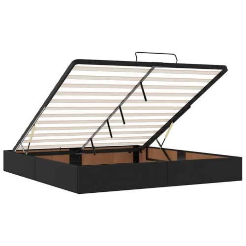 Otomanski krevet s madracima i LED crni 180x200 cm umjetna koža - Crna 180 x 200 cm Cijena