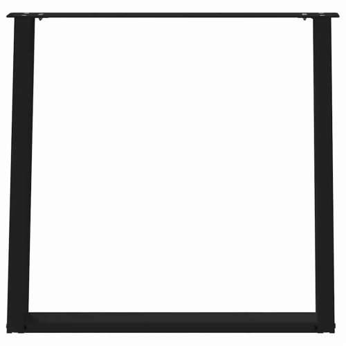 Noge za blagovaonski stol U-oblik 2 kom Crne 80 x (72-73) cm Čelik - Crna 80 x (72-73) cm 1 Cijena
