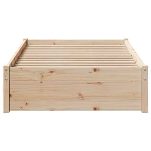 Okvir kreveta bez madraca 90 x 200 cm od masivne borovine - Prirodna 90 x 200 cm Cijena