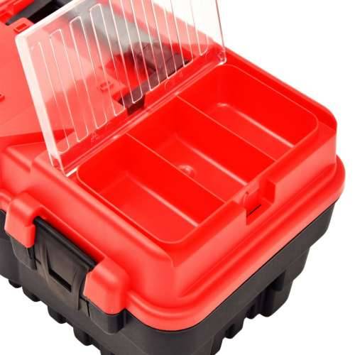 Kutija za alat plastična 462 x 256 x 242 mm crvena Cijena