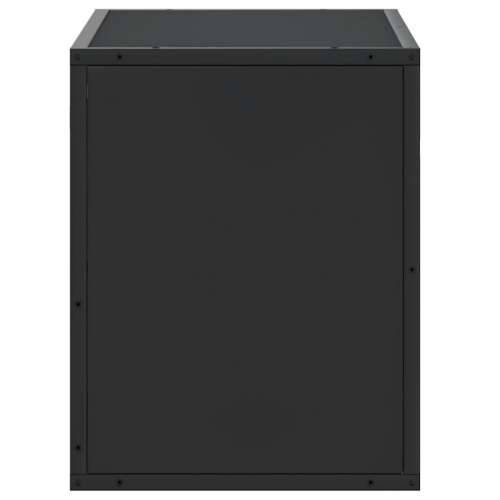TV ormarić crni 60x31x39,5 cm konstruirano drvo i metal - Crna 1 60 cm Cijena