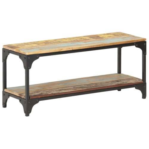 Stolić za kavu 90 x 30 x 40 cm od masivnog obnovljenog drva Cijena