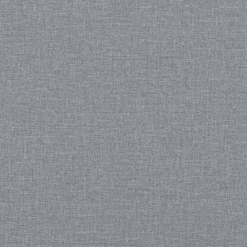 Otomanski krevet s madracem svijetlosivi 90x200 cm tkanine - Svjetlosiva 90 x 200 cm gumbi Cijena