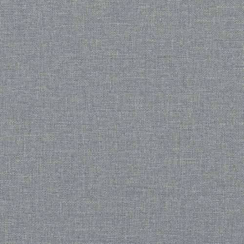 Otomanski okvir kreveta s madraca svijetlosivi 80x200cm tkanine - Svjetlosiva 80 x 200 cm Blok s kvadratima Cijena