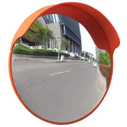 Konveksno vanjsko prometno ogledalo od PC plastike narančasto 45 cm  Cijena