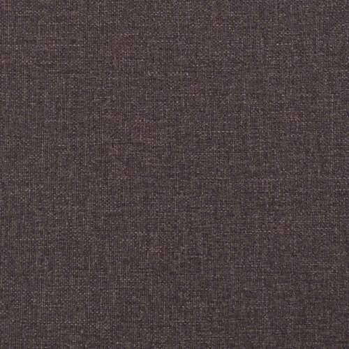 Okvir kreveta s madracima tamnosmeđi 200x200cm tkanine - Tamno smeđa 200 x 200 cm Blok s kvadratima Cijena