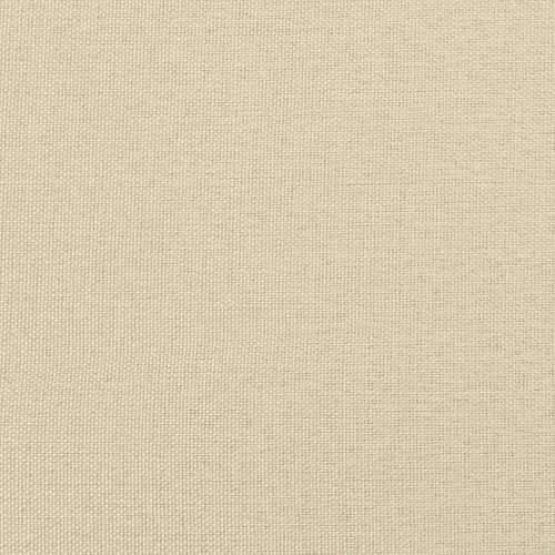 Otomanski krevet s madracem krem 100x200 cm tkanine - Krema 100 x 200 cm gumbi Cijena
