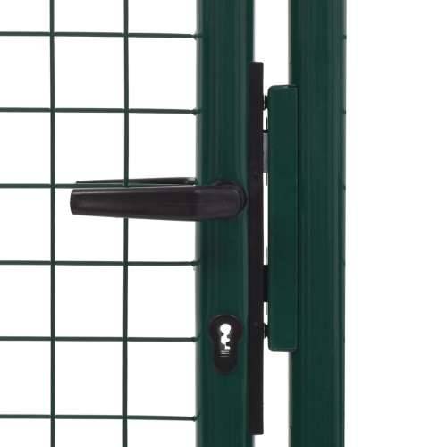 Vrata za ogradu čelična 100 x 75 cm zelena Cijena