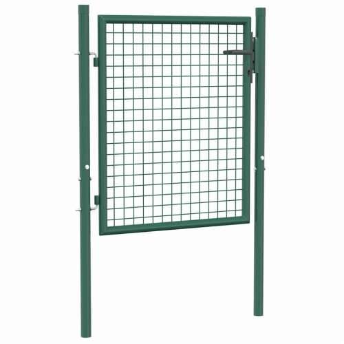 Vrata za ogradu čelična 100 x 75 cm zelena - 100 x 75 cm Cijena