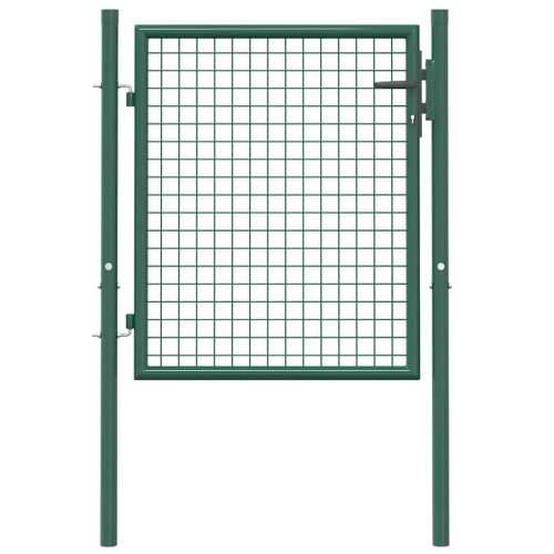 Vrata za ogradu čelična 100 x 75 cm zelena - 100 x 75 cm Cijena