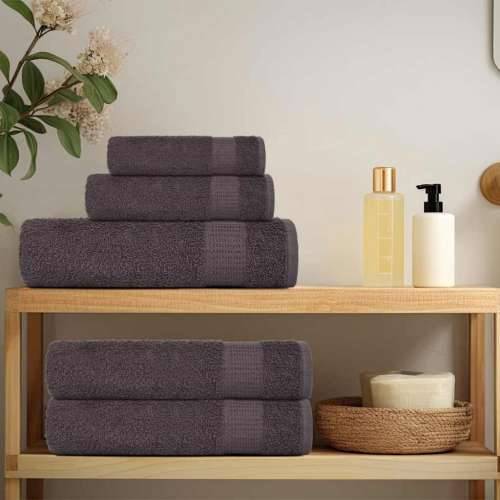 8-dijelni set ručnika antracit 360 gsm 100 % pamuk - Antracit 1 Cijena