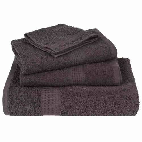 6-dijelni set ručnika antracit 360 gsm 100 % pamuk - Antracit 1 Cijena