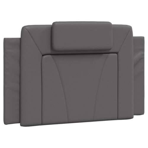 Krevet s madracem sivi 90 x 190 cm od umjetne kože - Siva 90 x 190 cm Cijena