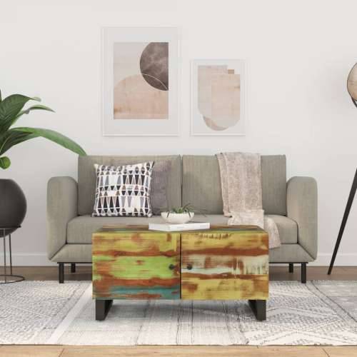 Stolić za kavu 80x50x40 cm od obnovljenog i konstruiranog drva - Šareni 1 Cijena