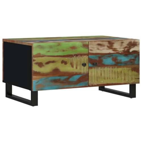 Stolić za kavu 80x50x40 cm od obnovljenog i konstruiranog drva - Šareni 1 Cijena