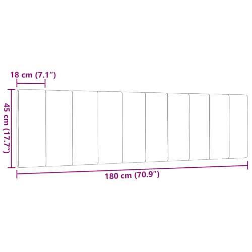 Jastuk za uzglavlje plavi 180 cm od tkanine - Plava 180 cm 1 Cijena