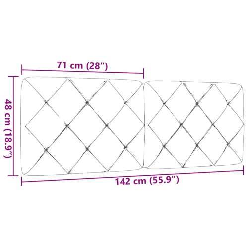 Jastuk za uzglavlje krem 140 cm od tkanine - Krema 140 cm 1 Cijena