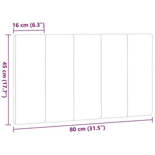 Jastuk za uzglavlje svjetlosivi 80 cm od tkanine - Svjetlosiva 80 cm 1 Cijena