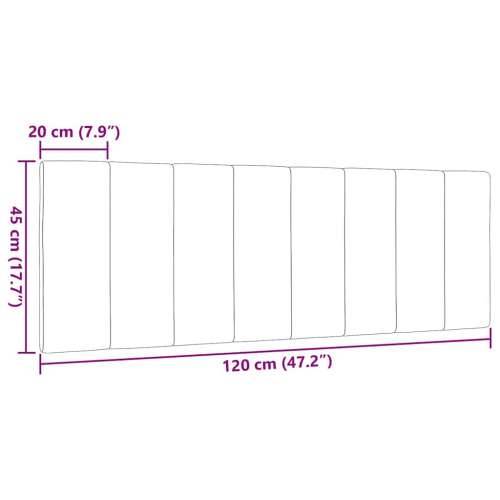 Jastuk za uzglavlje svjetlosivi 120 cm od tkanine - Svjetlosiva 120 cm 1 Cijena