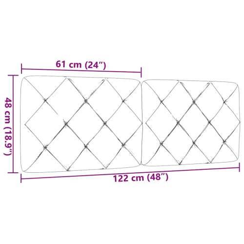 Jastuk za uzglavlje smeđesivi 120 cm od tkanine - Sivo-smeđa 120 cm 1 Cijena