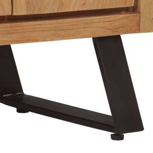 Komoda s 2 vratima 55 x 36 x 72 cm od masivnog bagremovog drva Cijena