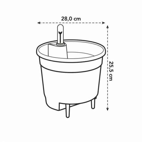 Tegla za samozalijevanjem Elho Insert 28 Crna Plastika 27,7 x 27,7 x 25,5 cm Cijena