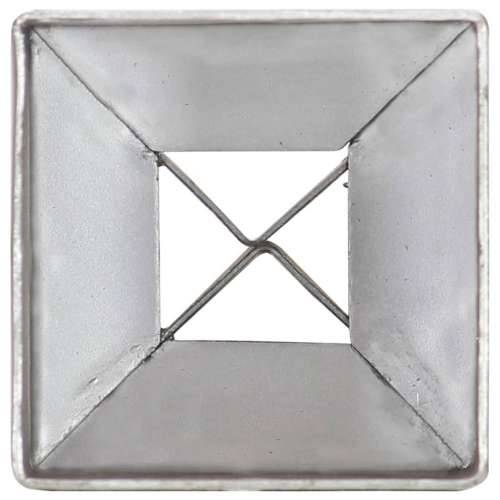 Šiljci za tlo 6 kom srebrni 7 x 7 x 75 cm od pocinčanog čelika - 7 x 7 x 75 cm 6 Cijena