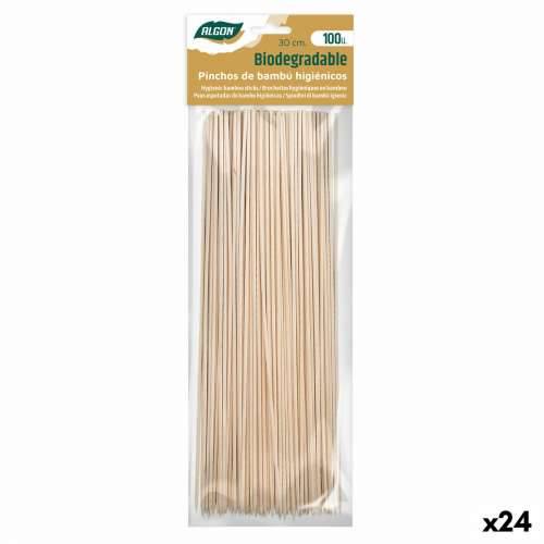 Set Štapića za Roštilj Algon Bambus 300 x 2,5 x 30 mm (100 Dijelovi) (24 kom.) Cijena