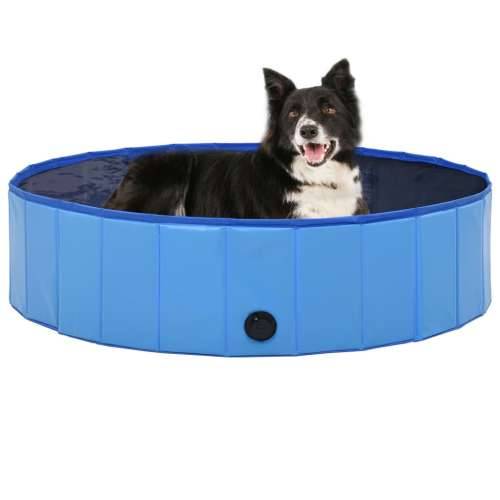 Sklopivi bazen za pse plavi 120 x 30 cm PVC Cijena