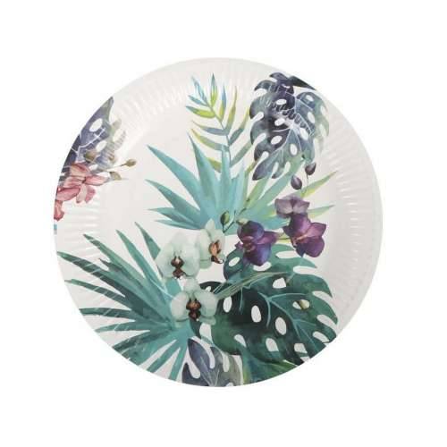 Set tanjura Algon Jednokratne Karton Tropsko 3 Dijelovi 28 cm (24 kom.) Cijena