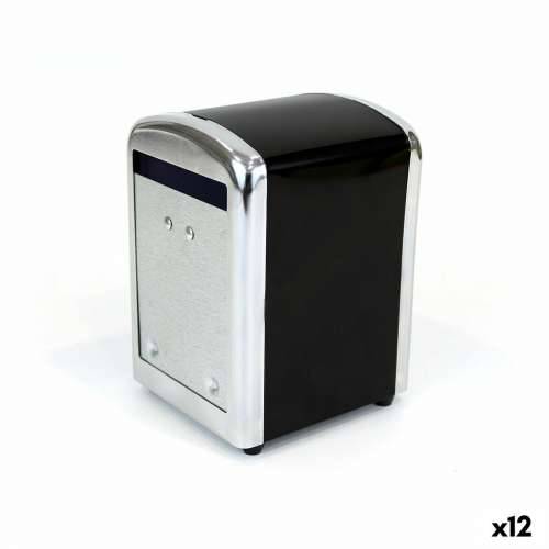 Stolni stalak za salvete Quttin Crna 10,6 x 9,6 x 13,9 cm Ugostiteljstvo (12 kom.) Cijena