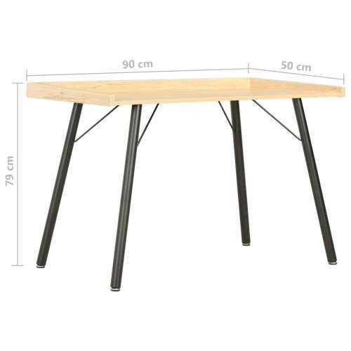 Radni stol boja hrasta 90 x 50 x 79  cm Cijena