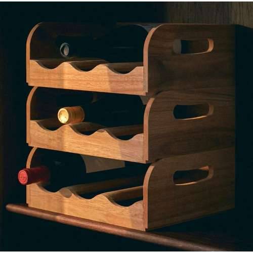 Stalak za boce Home ESPRIT Prirodno 29 x 26 x 12 cm Cijena