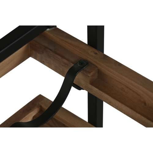Stalak za boce Home ESPRIT Crna Prirodno 65 x 25 x 35 cm Cijena